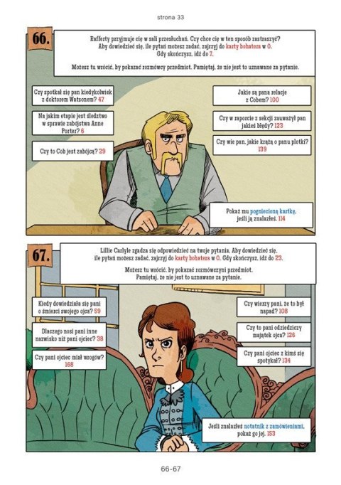 Komiks paragrafowy - Sherlock Holmes. Pojedynek z Irene Adler.