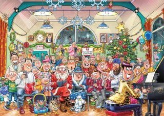 Puzzle 2 x 1000 Wasgij Natale 16 - Concerto di Natale