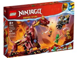 LEGO® Ninjago - Un drago di lava che si trasforma in un'ondata di fuoco
