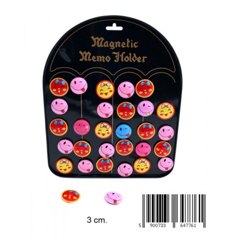 MAGNETE SORRISO ROUND 30 MIX PACK 30 PZ KD1707 METÀ GIOCATTOLI