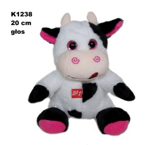 MUCCA DI PELUCHE CON VOCE 20CM SEDUTA K1238 SA SUN-DAY