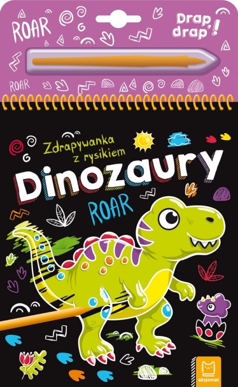 DINOSAURI. Scratch-off con uno stilo