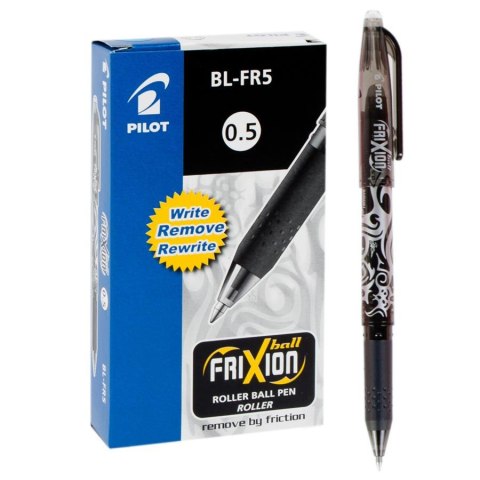 PIÓRO KULKOWE CZARNE 0.5 FRIXION PILOT BL-FR5-B