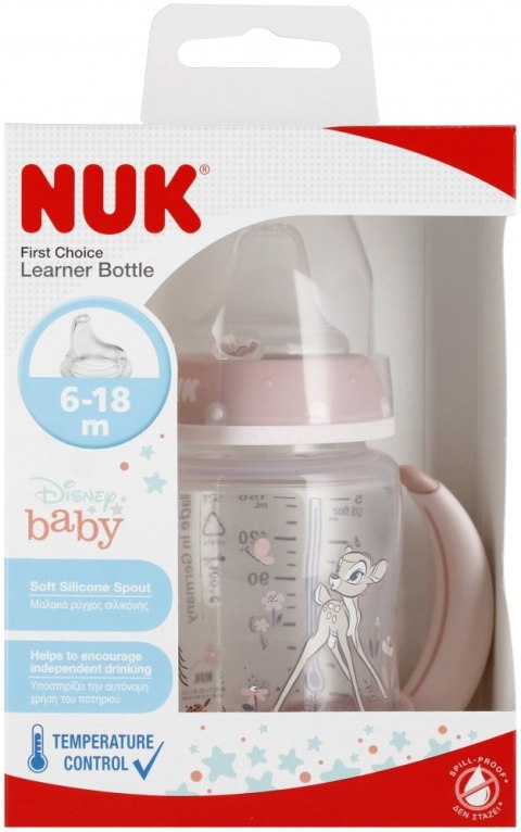 NUK MP BUTELKA 150 ML 6M Z UCHWYTEM FIRST CHOICE DISNEY BAMBI 10743313 NUK