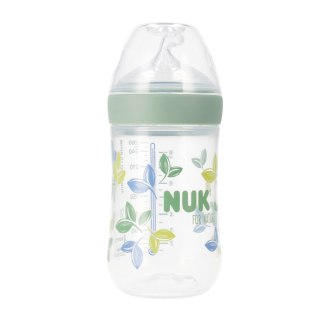 NUK MP BUTELKA ZE SMOCZKIEM SILIKONOWYM 260 ML M FOR NATURE ZIELONA 10742005 NUK