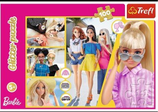 PUZZLE 100EL BROKAT BROKATOWA BARBIE PUD TREFL 14830 TREFL