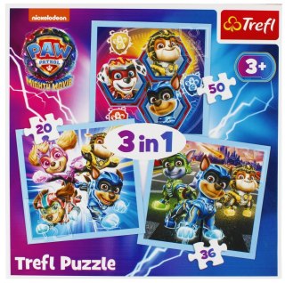 PUZZLE 3W1 MOC MIGHTY PUPS PAW PATROL PUD TREFL 34869 TR TREFL