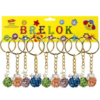 BRELOK SZKŁO KULA KWIAT 2CM PBH A 12 TOYS KD1772 MID TOYS