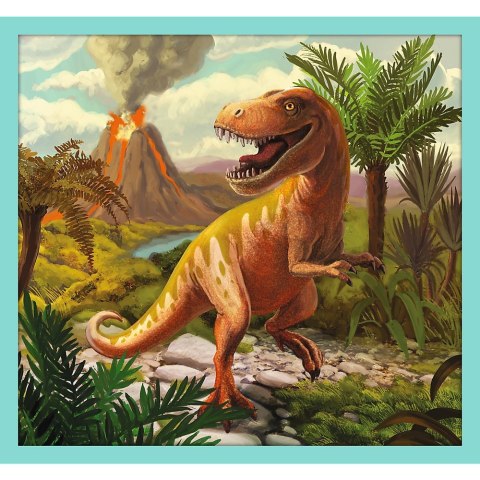 PUZZLE 10W1 W ŚWIECIE DINOZAURÓW TREFL 90390 TR