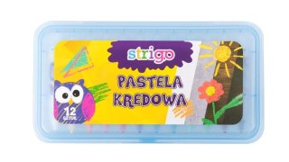 PASTELE KREDOWE 12 KOLORÓW W ETUI STRIGO SSC036