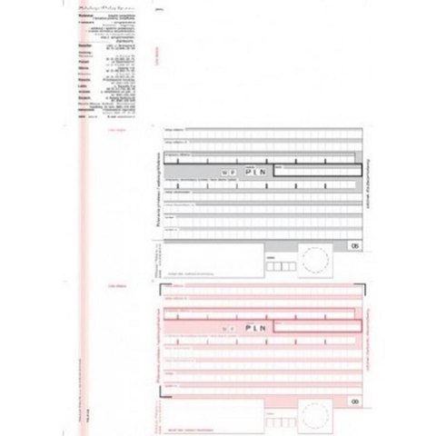 DRUK POLECENIE PRZELEWU/WPŁATA GOTÓWKOWA A4 MICHALCZYK&PROKOP DMPF-110-2 MICHALCZYK I PROKOP