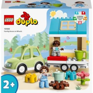 KLOCKI KONSTRUKCYJNE DUPLO DOM RODZINNY NA KÓŁKACH LEGO 10986 LEGO