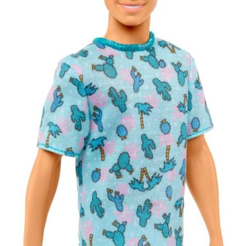 BRB KEN STYLOWY T-SHIRT KAKTUS HJT10 WB6 MATTEL