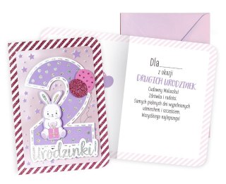 KARNET DK-984 URODZINY 2 CYFERKI PASSION CARDS - KARTKI