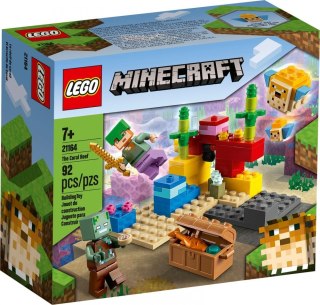 KLOCKI KONSTRUKCYJNE MINECRAFT RAFA KORALOWA LEGO 21164 LEGO