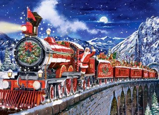 PUZZLE 200 EL. SANTA S COMING TO TOWN CASTORLAND B-222254 CASTOR