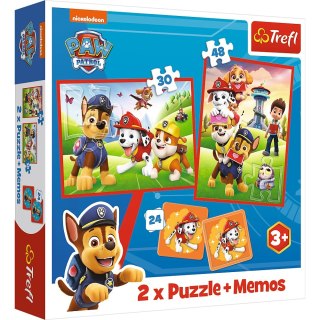 PUZZLE 2W1 MEMOS PSIA EKIPA W AKCJI PUD TREFL 93337 TR TREFL