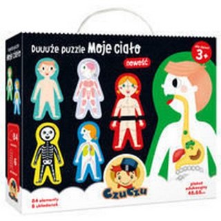 PUZZLE 84 ELEMENTY MOJE CIAŁO 3 CZU CZU 6278027 BRIGHT JUNIOR MEDIA