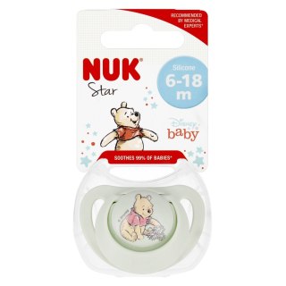 NUK SMOCZEK USP 6-18M SIL STAR KUBUS10736939 1/6 NUK