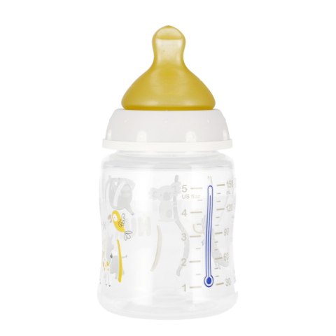 NUK BUTELKA Z WSKAŹNIKIEM TEMP. 150 ML 0-6M FIRST CHOICE MIX KOLORÓW 10743876 NUK