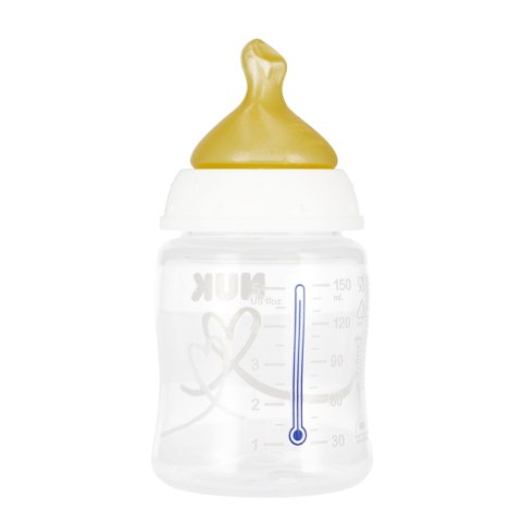 NUK BUTELKA Z WSKAŹNIKIEM TEMP. 150 ML 0-6M FIRST CHOICE MIX KOLORÓW 10743876 NUK