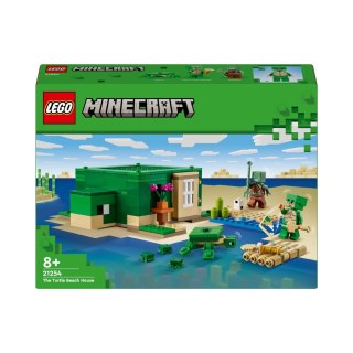 KLOCKI KONSTRUKCYJNE LEGO 21254 MINECRAFT DOMEK ŻÓŁWI LEGO 21254 LEGO