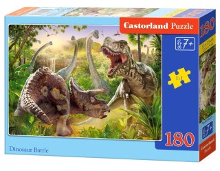 PUZZLE 180 ELEMENTÓW DINOSAUR BATTLE CASTORLAND B-018413 CASTOR