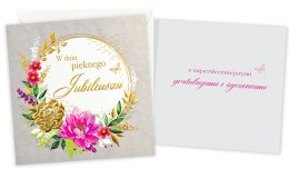 KARNET QR-045 PIĘKNY JUBILEUSZ PASSION CARDS - KARTKI