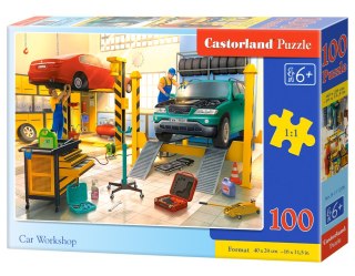 PUZZLE 100 ELEMENTÓW CAR WORKSHOP CASTORLAND B-111206 CASTOR