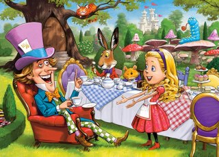 PUZZLE 120 ELEMENTÓW ALICE IN WONDERLAND CASTORLAND B-13456 CASTOR