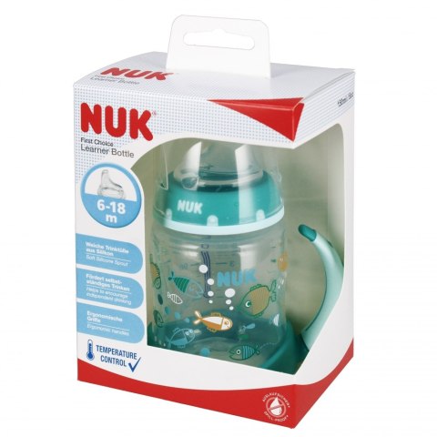 NUK BUTELKA 150 ML 6M Z UCHWYTEM FIRST TURKUS 10215335 NUK