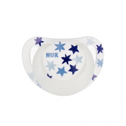 NUK SMOCZEK USPOKAJAJĄCY SILIKONOWY 18-36 M STAR NIGHT NIEBIESKI 10739749 NUK