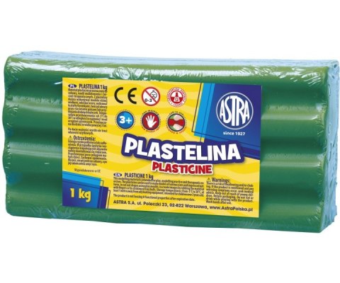 PLASTELINA 1 KG ZIELONA ASTRA 303111015 ASTRA