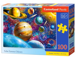 PUZZLE 100 ELEMENTÓW SOLAR SYSTEM ODYSSEY CASTORLAND B-111077 CASTOR