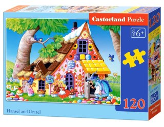 PUZZLE 120 ELEMENTÓW HANSEL AND GRETEL CASTORLAND B-13333 CASTOR