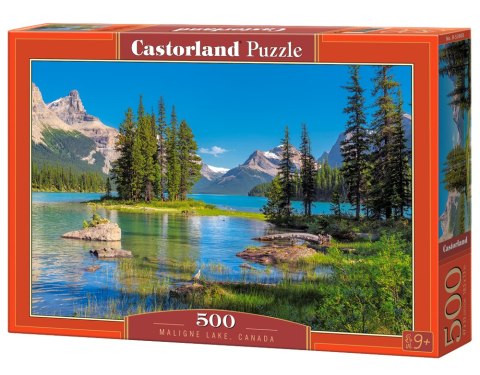 PUZZLE 500 EL. MALIGNE LAKE, CANADA CASTORLAND B-53803 CASTOR