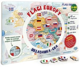 GRA UKŁADANKA FLAGI EUROPY 47EL FOL1 JAKO
