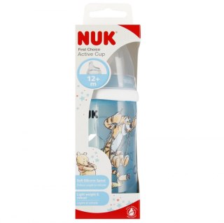 NUK KUBEK NIEKAPEK 300 ML 12M ACTIVE CUP SILIKON NIEBIESKI TYGRYSEK 10751101 NUK