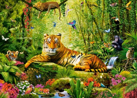 PUZZLE 260 EL. HIS MAJESTY, THE TIGER CASTORLAND B-27569 CASTOR