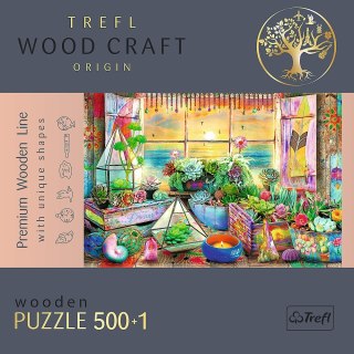 PUZZLE DREWNIANE 501 ELEMENTÓW DOMEK NA PLAŻY TREFL 20166 TR TREFL