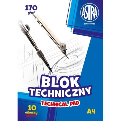 BLOK TECZNICZNY A4 170 G ASTRA 106119004 ASTRA