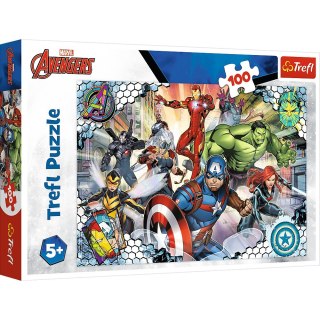 PUZZLE 100EL SŁAWNI AVENGERS TREFL 16454 TR TREFL