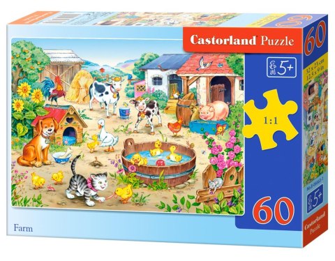 PUZZLE 60 ELEMENTÓW FARM CASTORLAND B-06663 CASTOR