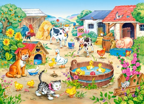 PUZZLE 60 ELEMENTÓW FARM CASTORLAND B-06663 CASTOR