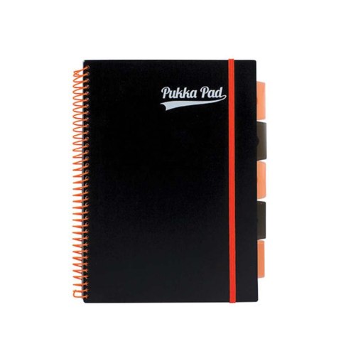 LIBRERIA A4 100 FOGLI GRIGLIA NEON ARANCIO PUKKA 3088S-PPN