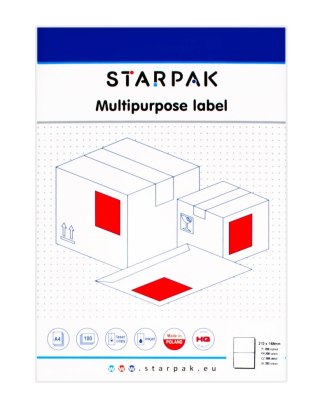 ETICHETTE AUTOADESIVE 210X148 STARPAK 424007