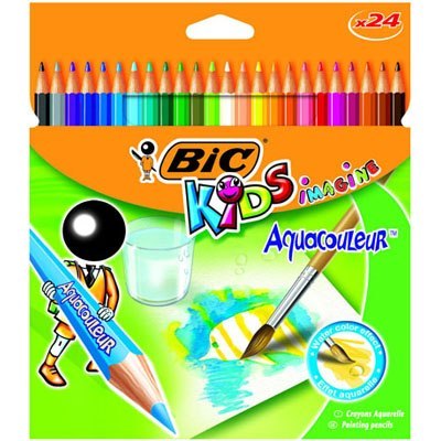 BIC KIDS MATITE AQUACOULEUR SCATOLA DA 24