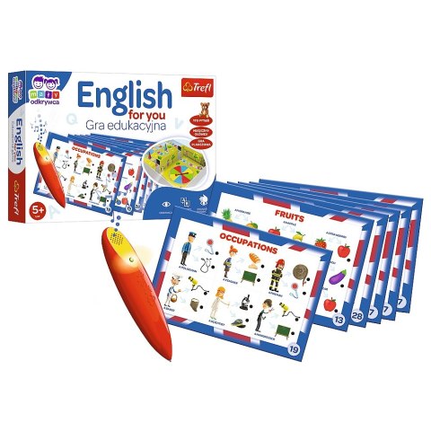 GRA EDUKACYJNA ENGLISH Z MAGICZNYM OŁÓWKIEM TREFL 02113 TR