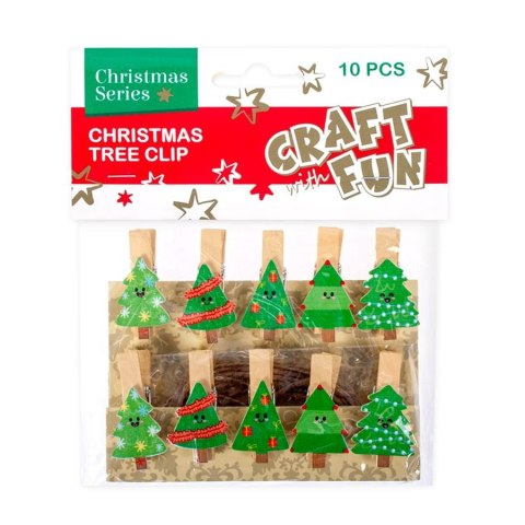 FIBBIE DECORATIVE ALBERO DI NATALE CREAZIONE DI NATALE CON DIVERTIMENTO 384015