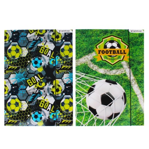 TECZKA Z GUMKĄ A4 FOOTBALL STARPAK 447887